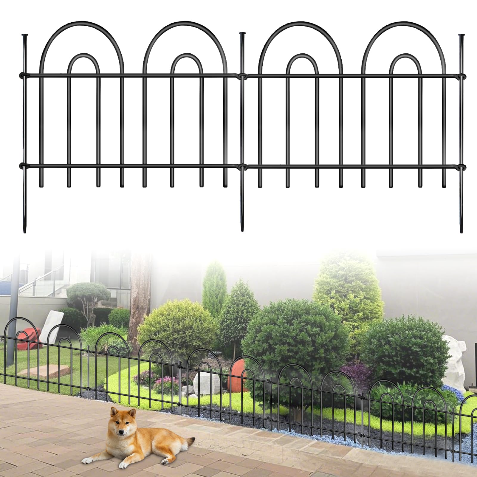 Amazon.com : 45ft X 13in Animal Barrier Fence, 32 Panels No Dig